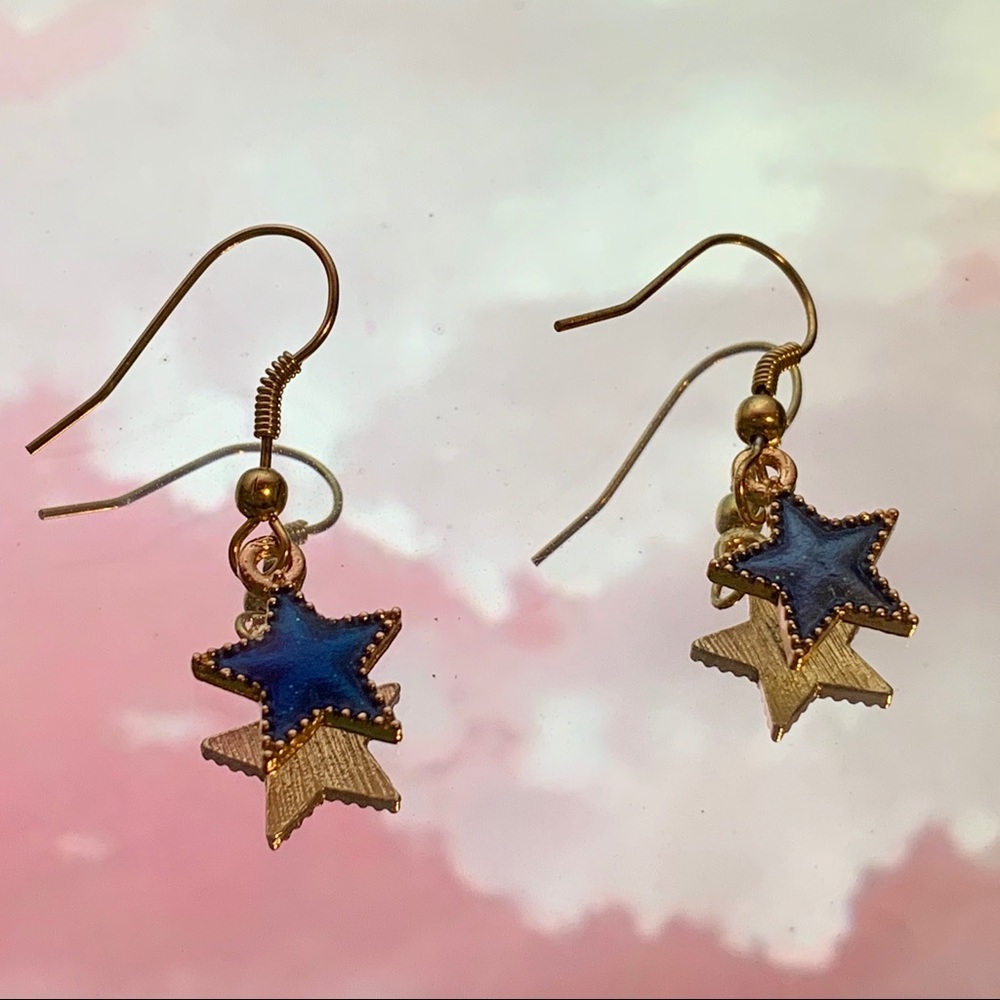 Handmade star earrings
